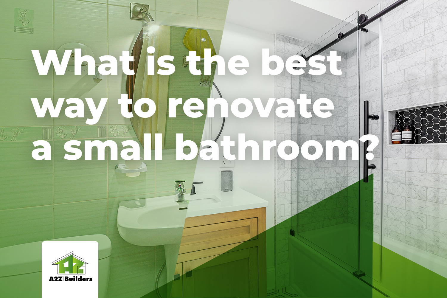 The best way to renovate your small bathroom