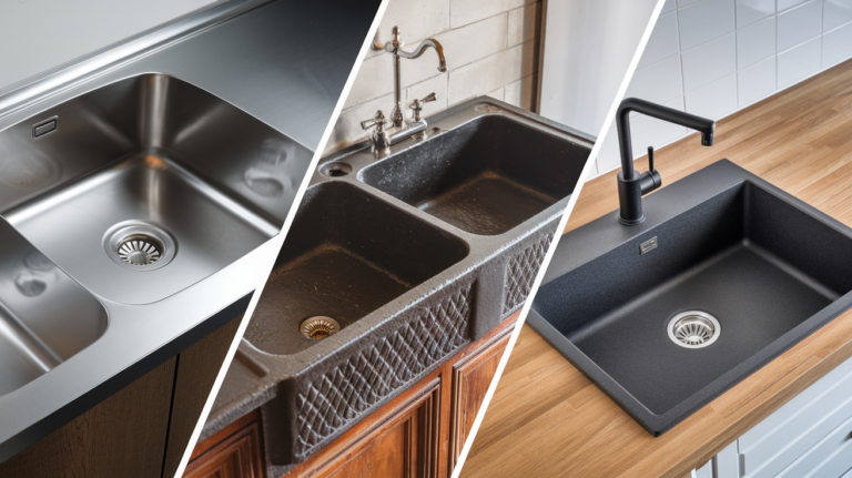 types of kitchen sink